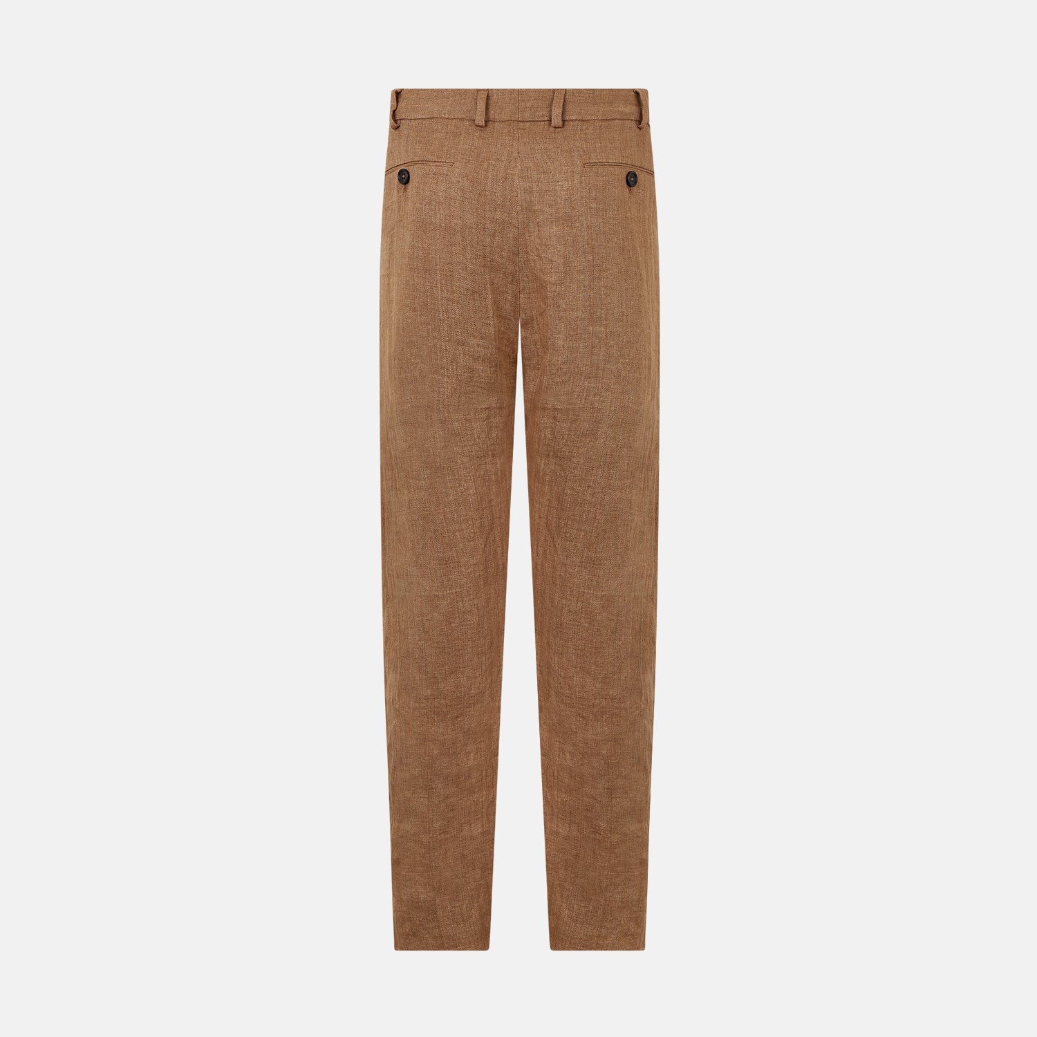 View 3 of product Camel Linen Amberley Trousers 54
