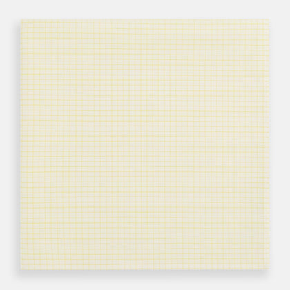 Yellow Graph Check Handkerchief