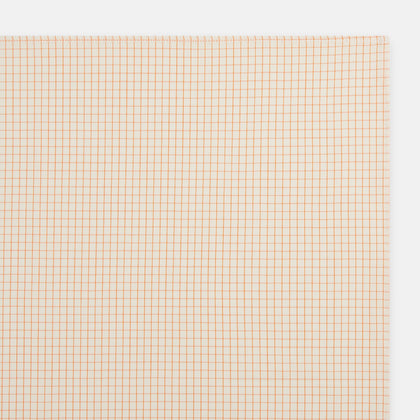 Orange Graph Check Handkerchief Image 1