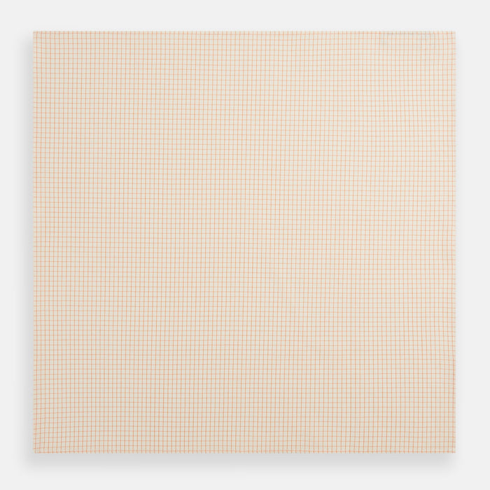 Orange Graph Check Handkerchief Image 2