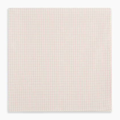 Pink Graph Check Handkerchief Image 3