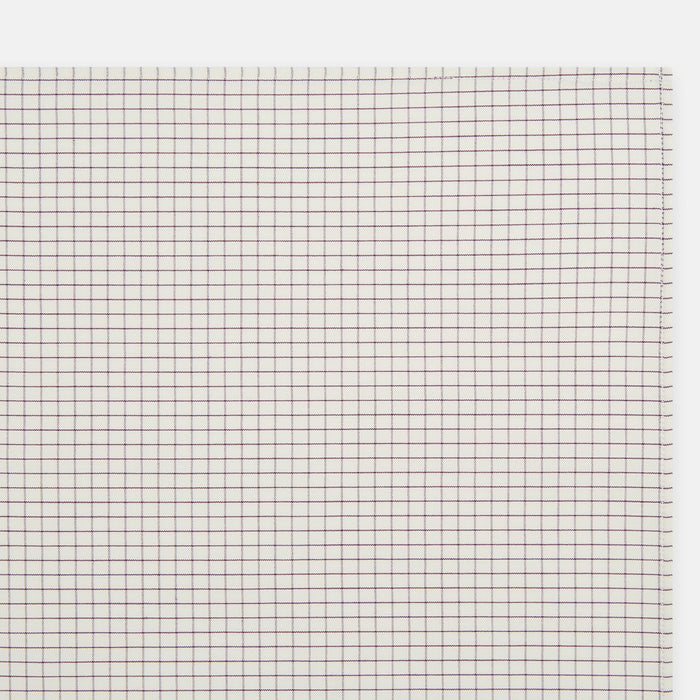 Purple Graph Check Handkerchief Image 1