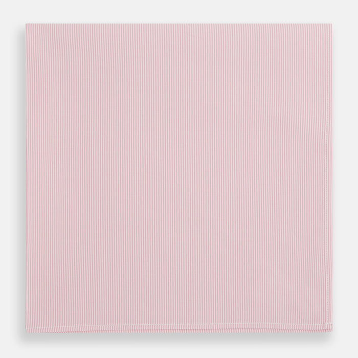 Pink Pencil Stripe Handkerchief
