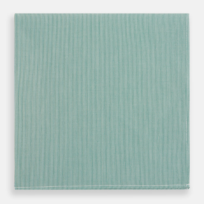 Green Pencil Stripe Handkerchief