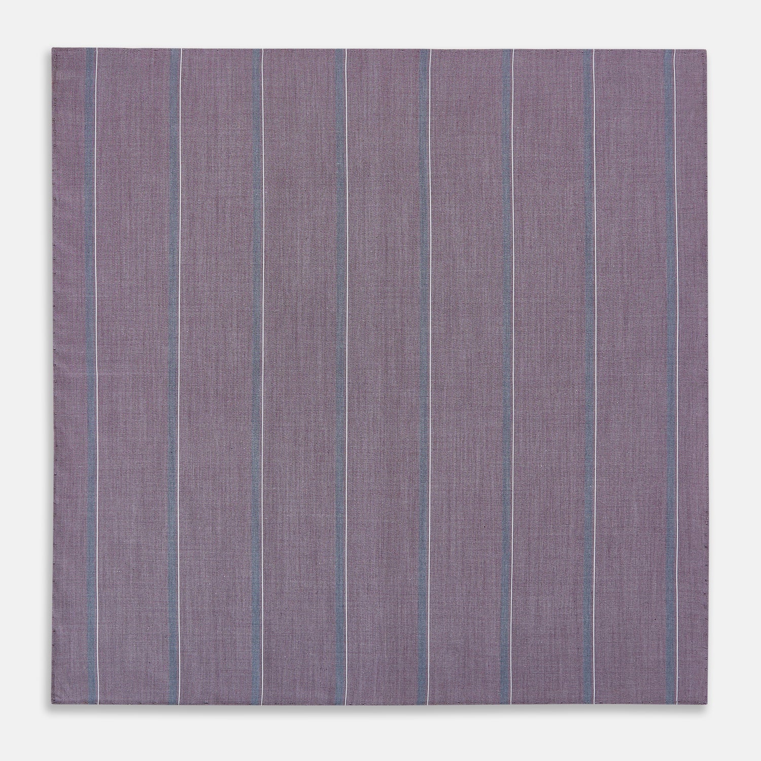 View 3 of product Porto Red Track Stripe Hand-Rolled Handkerchief
