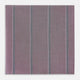 Cerise Red Track Stripe Hand-Rolled Handkerchief