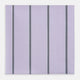 Lilac Track Stripe Hand-Rolled Handkerchief