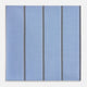 Sky Blue Track Stripe Hand-Rolled Handkerchief