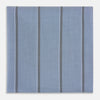 View 1 of product Steel Blue Track Stripe Hand-Rolled Handkerchief