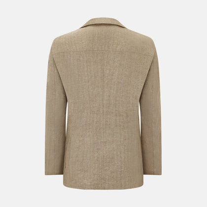 Sand Linen Amberley Blazer Image 2