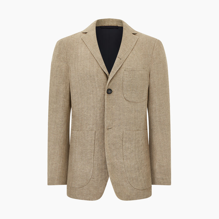 Sand Linen Amberley Blazer Image 6