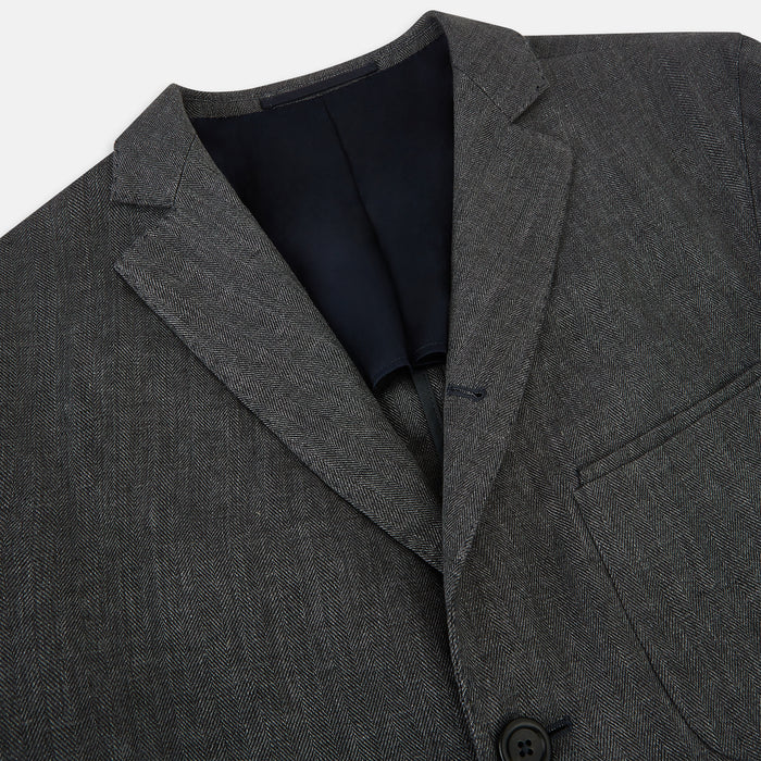 Ash Linen Amberley Blazer Image 1