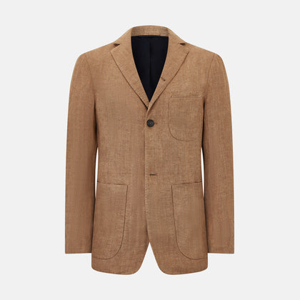 Camel Linen Amberley Blazer