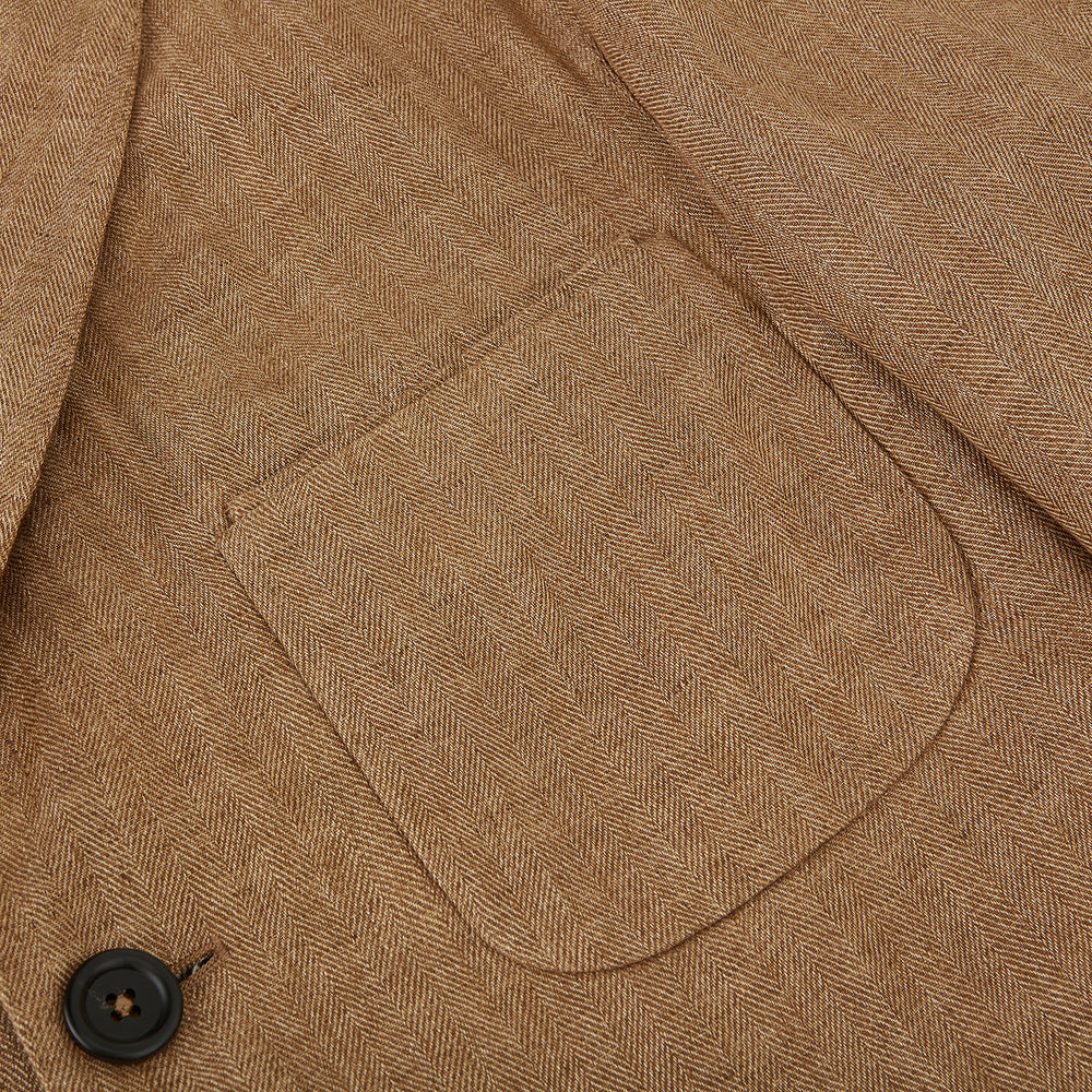 Camel Linen Amberley Blazer 48