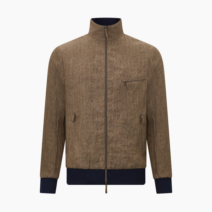 Fairway Pinecone Golf Jacket in Linen Image 5