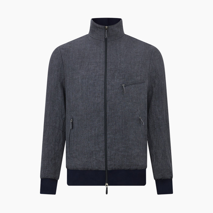 Fairway Ash Golf Jacket in Linen Image 5