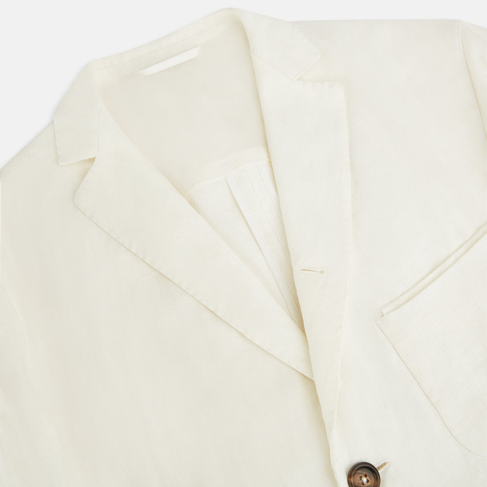 AMBERLEY BLAZER PATCH POCKETS VANILLA 52