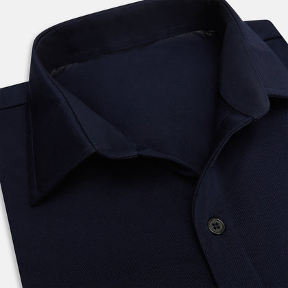 Navy Pique Shirt Image 1