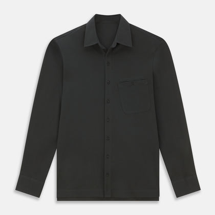 Moss Green Pique Shirt