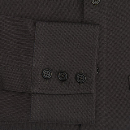 Brown Pique Shirt Image 3