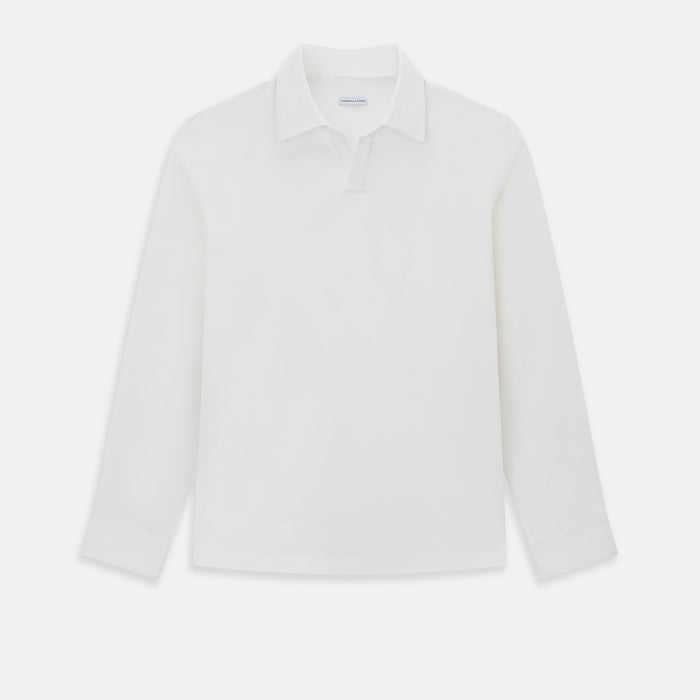 POLO RUGBY LONG SLEEVE VANILLA
