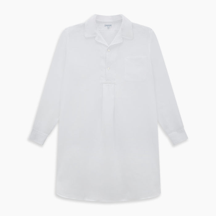 White Linen Nightshirt Image 5