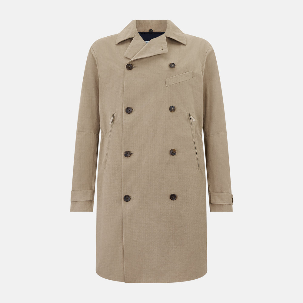 Sand Long Albert Trench Coat 58