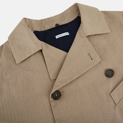 Sand Long Albert Trench Coat Image 1