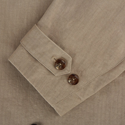 Sand Long Albert Trench Coat Image 3