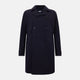 Navy Long Albert Trench Coat 48