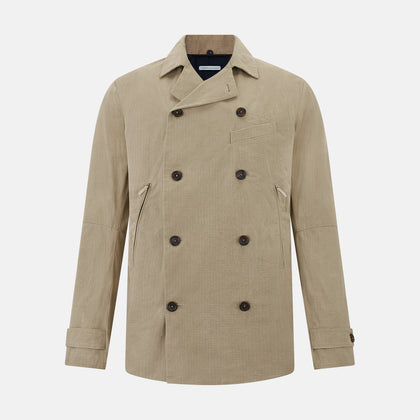 Sand Short Albert Trench Coat