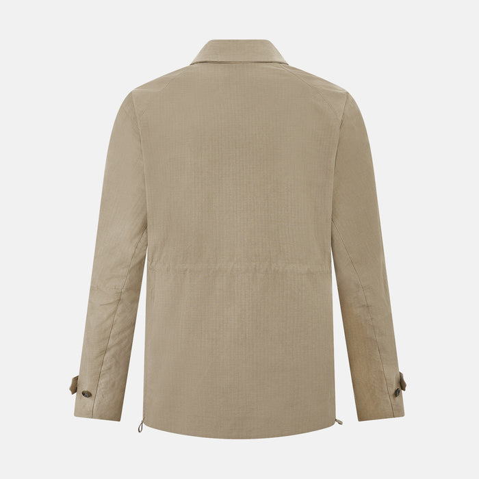 Sand Short Albert Trench Coat Image 2