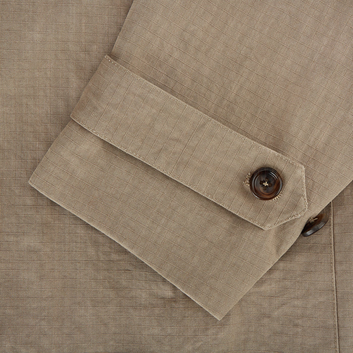Sand Short Albert Trench Coat Image 3
