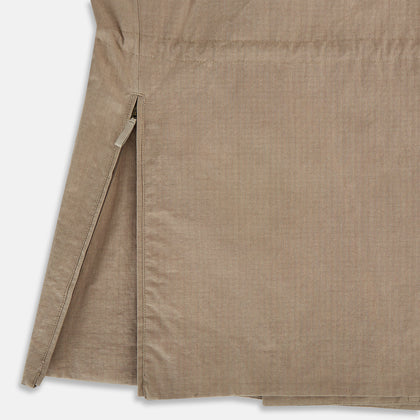 Sand Short Albert Trench Coat Image 5