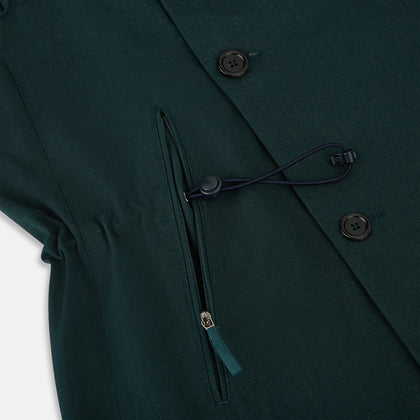 Forest Green Short Albert Trench Coat Image 4