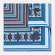 Blue Bonnet Dots and Paisley Silk Pocket Square OS