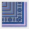 View 3 of product Azzurro Dots and Paisley Silk Pocket Square OS