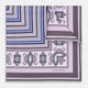 Lilac Dots and Paisley Silk Pocket Square OS