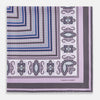 View 3 of product Lilac Dots and Paisley Silk Pocket Square OS