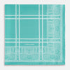 View 3 of product Turquoise Paisley Bandana Patterned Silk Pocket Square OS