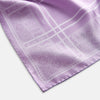 View 2 of product Lilac Paisley Bandana Patterned Silk Pocket Square OS