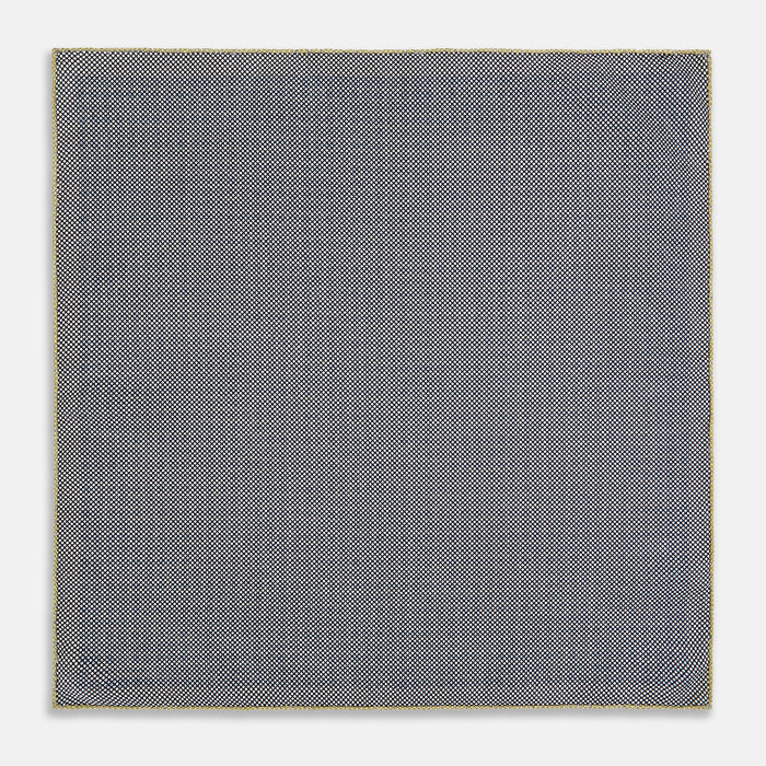 Rosette Yellow Pocket Square in Silk Image 5