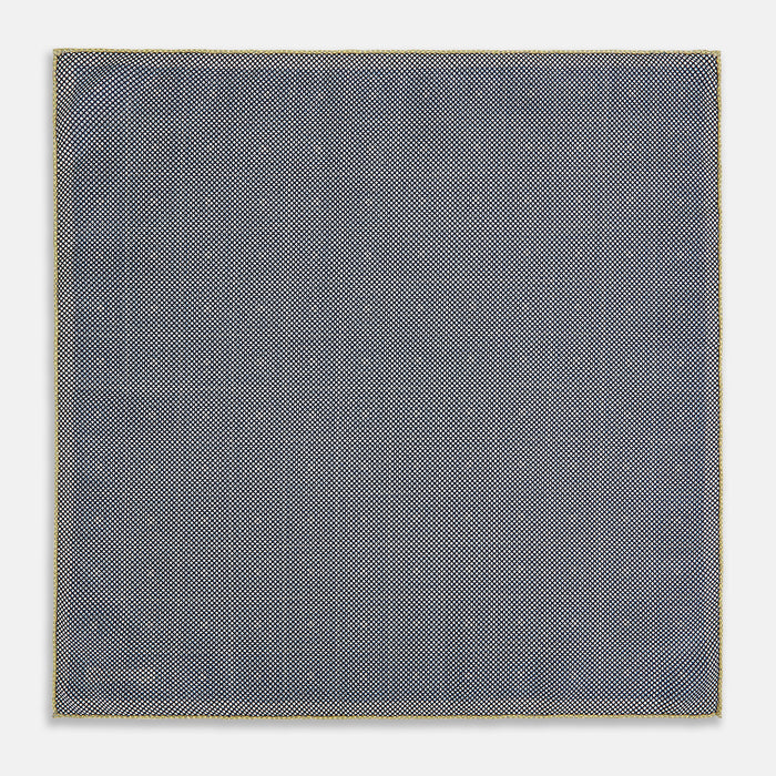 Geometric Yellow Tile Pocket Square in Silk Image 5