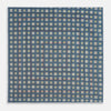 View 5 of product Blue Bonnet Dots and Floral Tile Double-Sided Silk Pocket Square OS