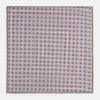 View 5 of product Lilac Dots and Floral Tile Double-Sided Silk Pocket Square OS
