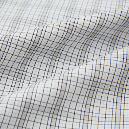 Grey Fine Multi Graph Check Pyjama Shirt Image 5
