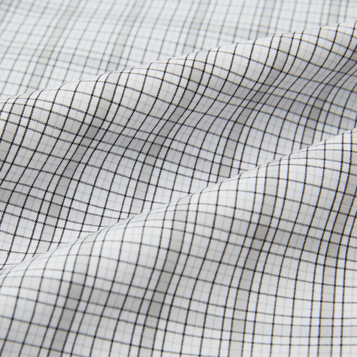 Grey Fine Multi Graph Check Pyjama Shirt Image 5