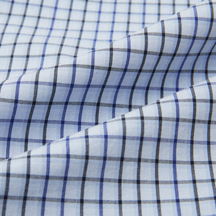Blue Shadow Check Pyjama Trousers Image 4
