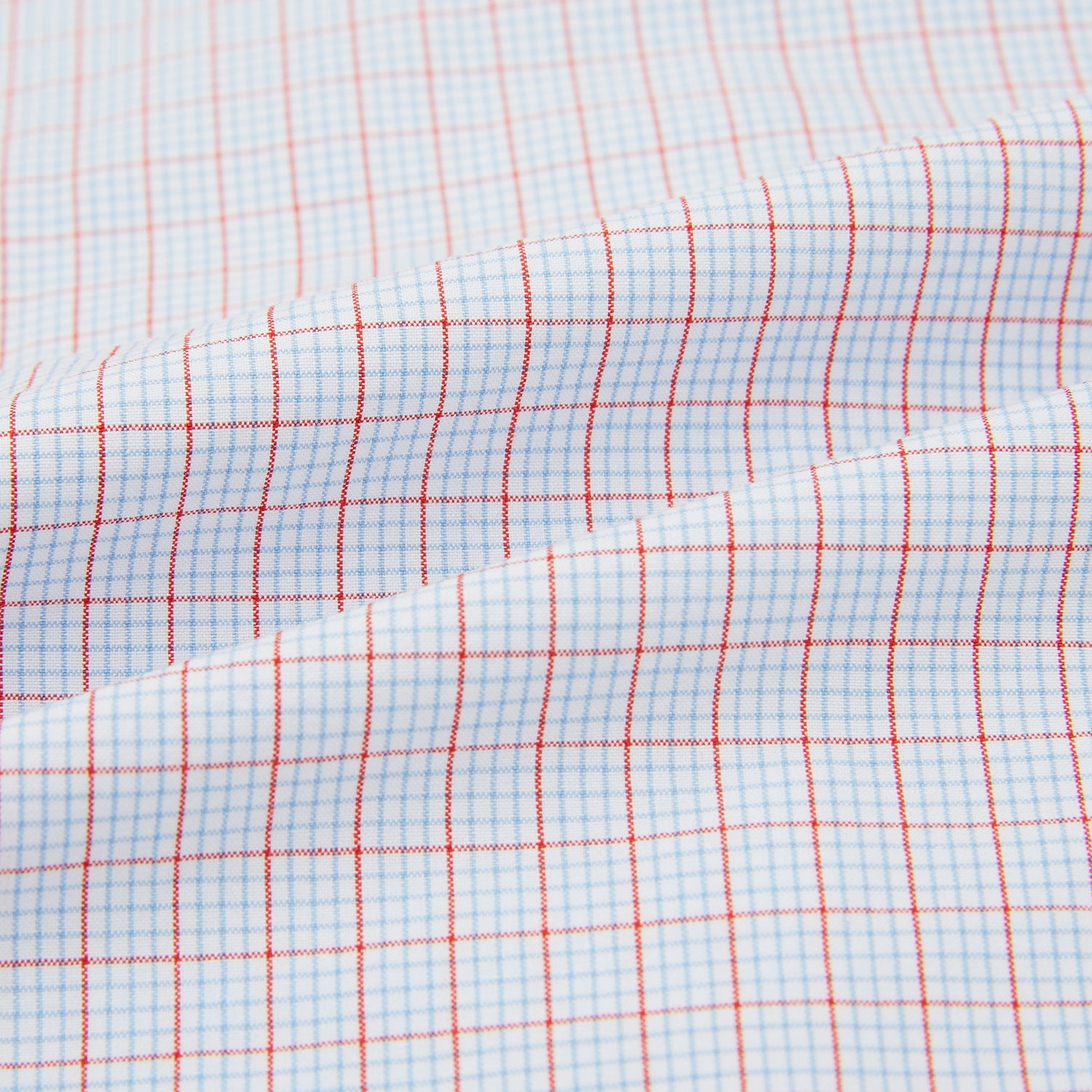 View 6 of product The Turnbull & Asser Red Multi Graph Check Pyjama Shirt is a stylish long-sleeved loungewear piece, ideal for comfortable and elegant nightwear.