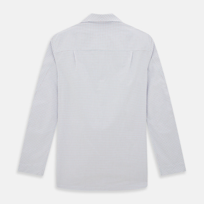 Red Multi Graph Check Pyjama Shirt Image 2